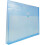 JAM PAPER Plastic Envelopes with Button & String Tie Closure - Letter Booklet - 9 3/4 x 13 - Blue - 12/Pack 3