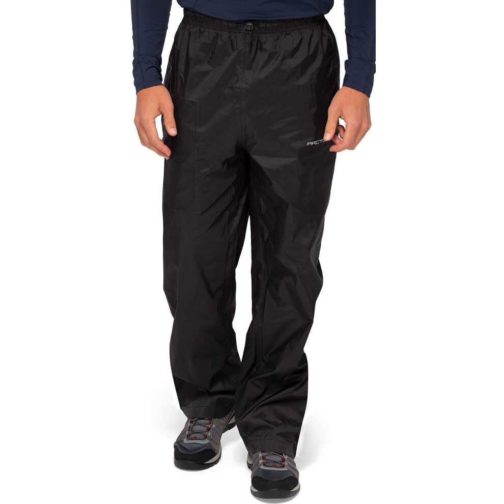 Pantalon de pluie Arctix Storm pour homme, noir, taille L (entrejambe de 81 cm)