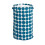 Cesto de Armazenamento Redondo iDesign Dot, Mini Cesto com 2 Alças - Azul 1