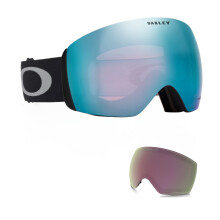 Oakley Flight Deck L Mattschwarz mit Prizm Sapphire Iridium und Prizm Hi Pink Iridium