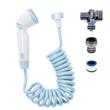 Playtex Baby 2-in-1 Duschbrause f r die Badezeit von Babys und Kleinkindern, blau/wei , 3 m langer Schlauch