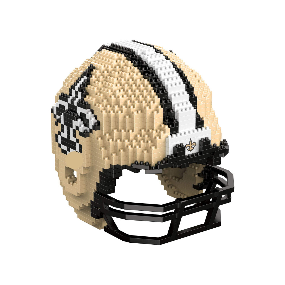 FOCO New Orleans Saints NFL 3D BRXLZ Puzzle Replica Helmet Set  one size-image-OPC-PGSBCY8-NEW