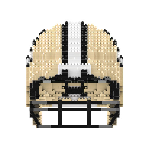 FOCO New Orleans Saints NFL 3D BRXLZ Puzzle-Replika-Helm-Set, Einheitsgr    e 2