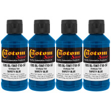 Concentrato per tinta uretanica Custom Coat da 3 once (colore blu di sicurezza) per la colorazione di rivestimenti per cassoni di camion (confezi
