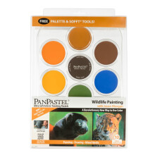 PanPastel Artist Pastels van GOLDEN Wildlife Painting - Jason Morgan Set van 10 kleuren Professionele Artist Pastels Uniek panformaat (cakevormig)