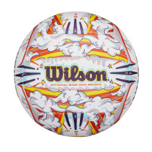 WILSON Voleibol Graffiti Paz - Tamanho Oficial, Branco/Laranja