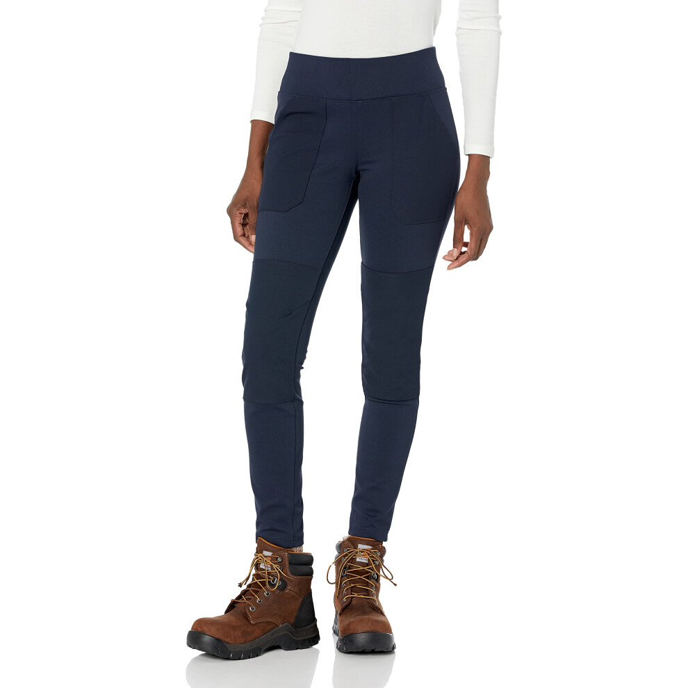 Carhartt Women's Force Lightweight Legging (Regular and Plus Sizes)  Navy  Medium