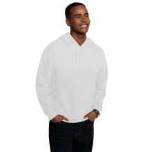 Fruit of the Loom Eversoft Fleece Hoodies, Vochtregulerend & Ademend, Hoodie, Witte Pullover, XX-Large