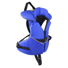 Stohlquist PFD-reddingsvest voor kinderen - blauw + zwart 30-50 lbs - door de kustwacht goedgekeurd reddingsvest voor kinderen Steunkraag Handgreep V