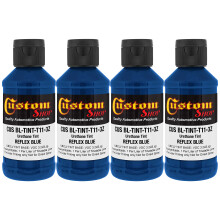 Concentrato per tinta uretanica Custom Coat da 3 once (colore blu riflesso) per la colorazione di rivestimenti per cassoni di camion (confezione