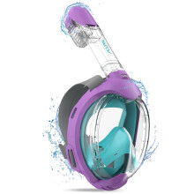 Maschera da snorkeling integrale per bambini ACURE - Set da snorkeling antiappannamento e con parte superiore asciutta, attrezzatura da snorkelin