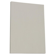 JAM PAPER Vellum Bristol 65lb Karton – 8,5 x 11 Deckblatt – 147 g/m² – Grau – 50 Blatt/Packung