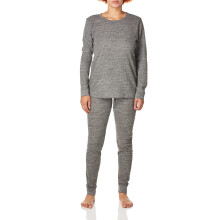 Fruit of the Loom Micro Waffle Premium Thermal Set Smoke Heather 4X para mujer