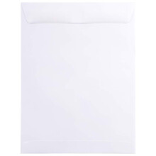 Papel de mermelada 9 1/2 """" x 12 1/2 """" sobres de extremo abierto - blanco - 25/paquete