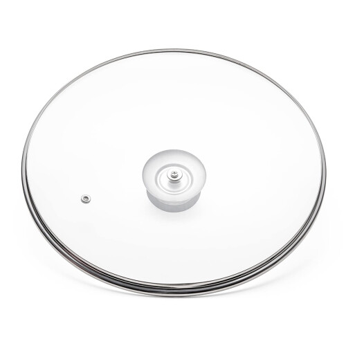 Tempered Glass Lid with Heat Resistant Handle 8""""/20cm Clear 1