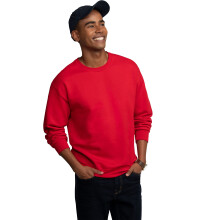 Fruit of the Loom Heren Vochtregulerende Eversoft Fleece Sweatshirt, Rood, 3X-Groot