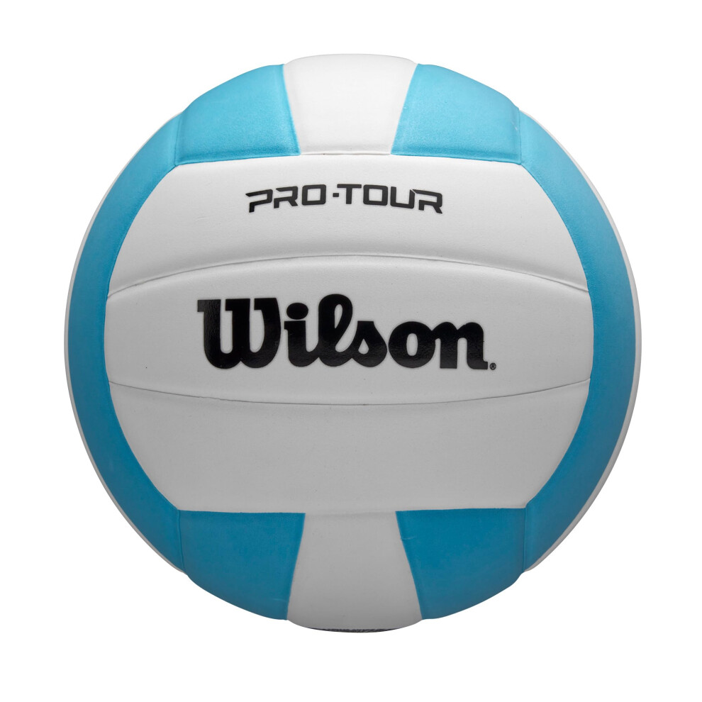 WILSON Pro Tour Indoor Volleyball - Teal/White  Official Size-image-OPC-PGSBKZF-NEW