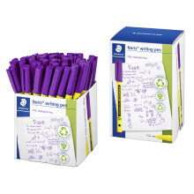 STAEDTLER 307-6 CT50 Noris Handwriting Pen - Violet (Tub of 50)