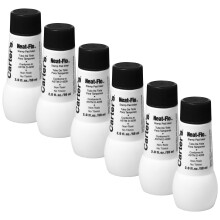 Carter's Neat-Flo Black Ink Refill for Re-Inkable Stamp Pads  2 oz Bottle  6-Pack (22348)