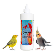 Morning Bird Calcium Plus Suplemento Líquido para Aves - Cálcio com Magnésio e Vitamina D3 - 16 Fl
