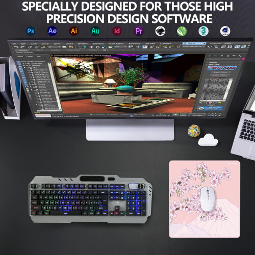 Raypad Aqua Control 2 Pad del mouse da gioco PAD di precisione ultra-alta con capacit perfetta e capacit di controllo coerente X e Y Glide progetta 2