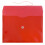 JAM PAPER Plastic Envelopes with Button & String Tie Closure - Letter Booklet - 9 3/4 x 13 - Red - 12/Pack 2