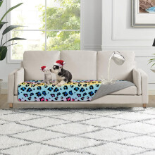 Capa de Cama para Cães à Prova d'Água 30x70inch Almofada Reversível Tapete Reutilizável para Crianças/Pet/Cão/Gato