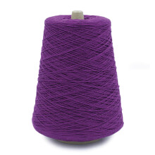 5/2 Perle mercerisierte Baumwollwebgarn von Silk City Fibers, Wineberry