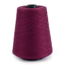5/2 Perle mercerisierte Baumwoll-Webgarne von Silk City Fibers, Burgunder