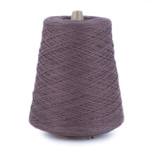 5/2 Perle mercerisierte Baumwollwebgarn von Silk City Fibers, Mocha