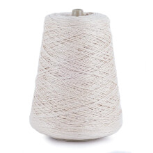 5/2 Perle mercerisiertes Baumwoll-Webgarn von Silk City Fibers, Sanftes Weizen