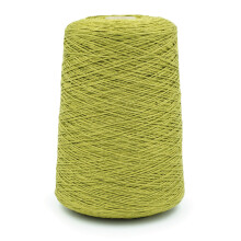 100% Linnen Garens van Silk City Fibers voor Breien of Weven, Groene Thee