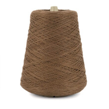 5/2 Perle mercerisierte Baumwollwebgarn von Silk City Fibers, Café