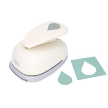 Bira Craft 7,6 cm großer Tropfen-Tropfen-Bastelstanzer mit Hebelwirkung zum Basteln von Papier, Scrapbooking