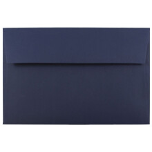 JAM PAPER A10 Premium Invitation Envelopes  6 x 9 1/2  Navy Blue  50/bal.