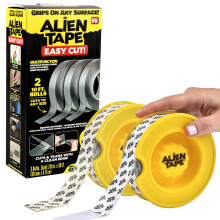 EZ Cut by Alien Tape Easy Cut dubbelzijdige montagetape 20ft - Voorgesneden rasters voor probleemloos snijden Sterke kleefkracht Gebruik op meerdere