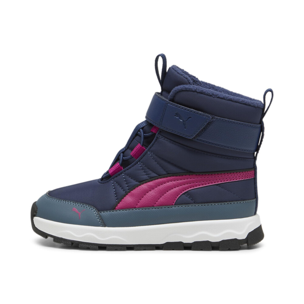 PUMA Kids Evolve Boot Alternative Closure Rain Shoe  Persian Blue-Magenta Gleam  6 US Unisex Toddler