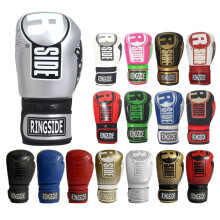 Ringside Apex Flash Sparring-Handschuhe SV/BK 14 oz Silber/Schwarz