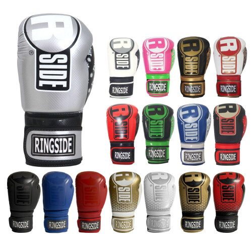 Ringside Apex Flash Sparring Handsker SV/BK 14 oz S?lv/Sort