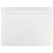 JAM PAPPER 10 x 13 hfteskuvert - Vit - 25/Frp