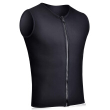 REALON Neoprenanzüge Top Jacke Damen Herren 2mm Neopren Langarmshirt 3mm Frontreißverschluss Weste Neoprenanzug Warm halten für Erwachsene Jugend