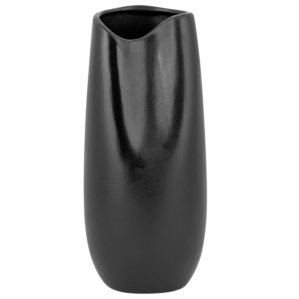 Decorative Vase DERBE Stoneware 32 cm Black