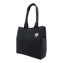 Carhartt, Bolsa Vertical Resistente al Agua con Cierre a Presión (Negro)