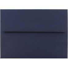 JAM PAPER A6 Premium Invitation Envelopes  4 3/4 x 6 1/2  Navy Blue  100/bal.