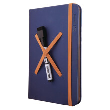 Quartet hordozhat veg, szrazon trlheto pad 5"" x 8"" zrhat fedelu, kitmaszt asztali fehr tbla jegyzettmb utaz kk (Q090GDPN03)