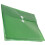 JAM PAPER Plastic Envelopes with Button & String Tie Closure - Letter Booklet - 9 3/4 x 13 - Green - 12/Pack 2