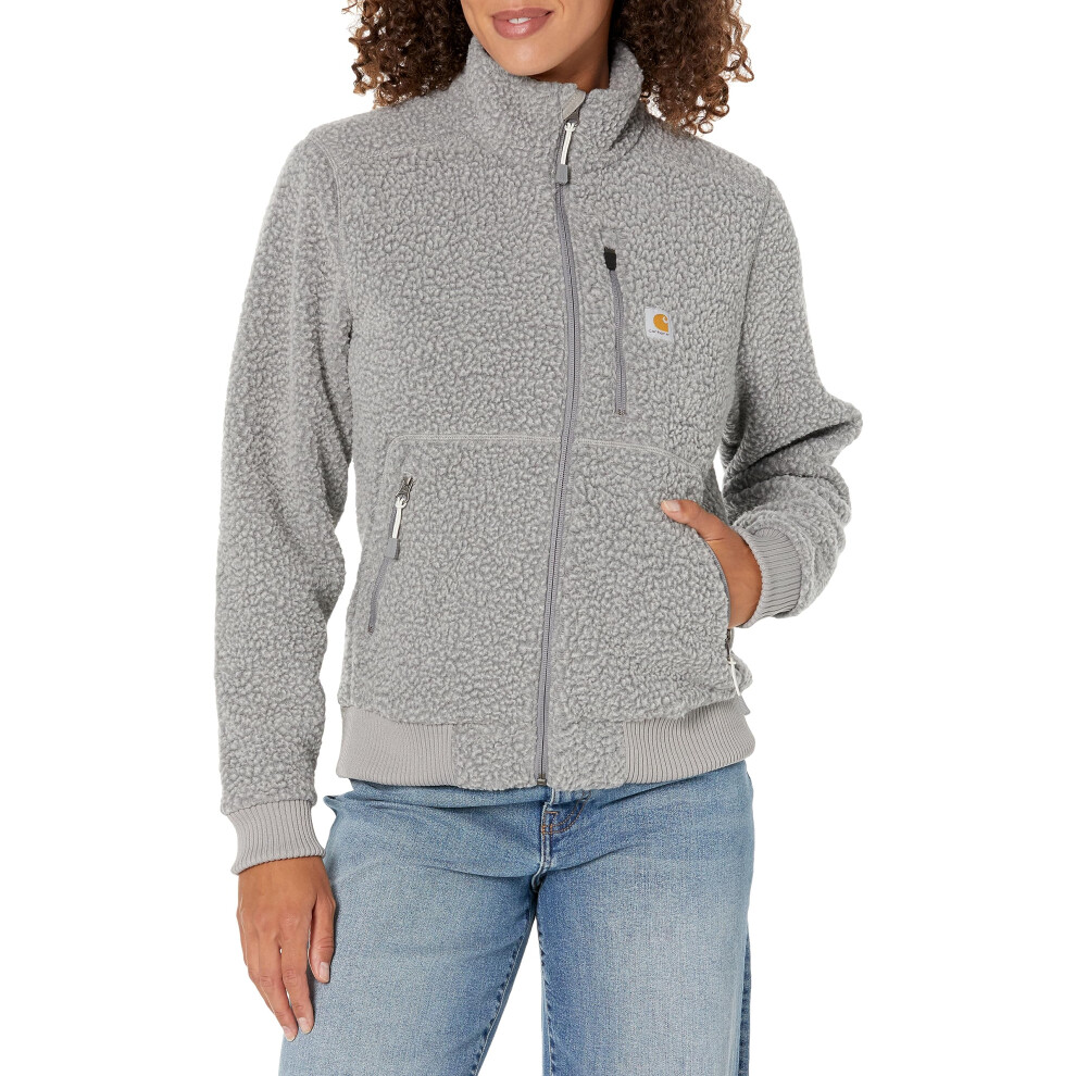 Carhartt Women's Fleece Jacket  Asphlat/Malt Heather