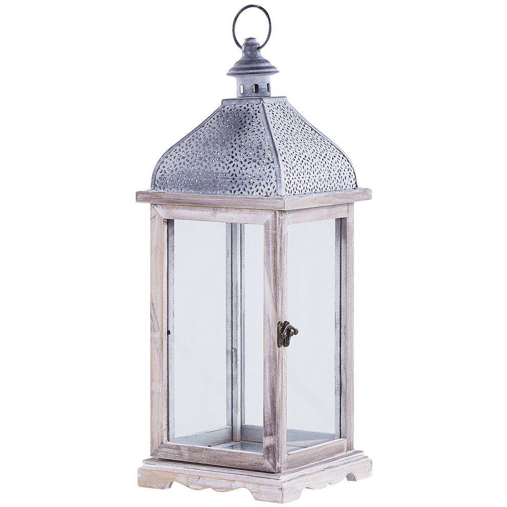 Lantern SAMAR Wood 47 cm White