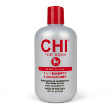 CHI para Cães Shampoo e Condicionador Suave 2 em 1 para Cães, (16 Fl oz)