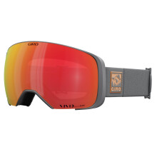 Giro gafas de esqu de giro - gafas de snowboard para hombres y mujeres - Carbon Vista View Correa con Vvida Ember/Vvidos Lentes infrarrojos